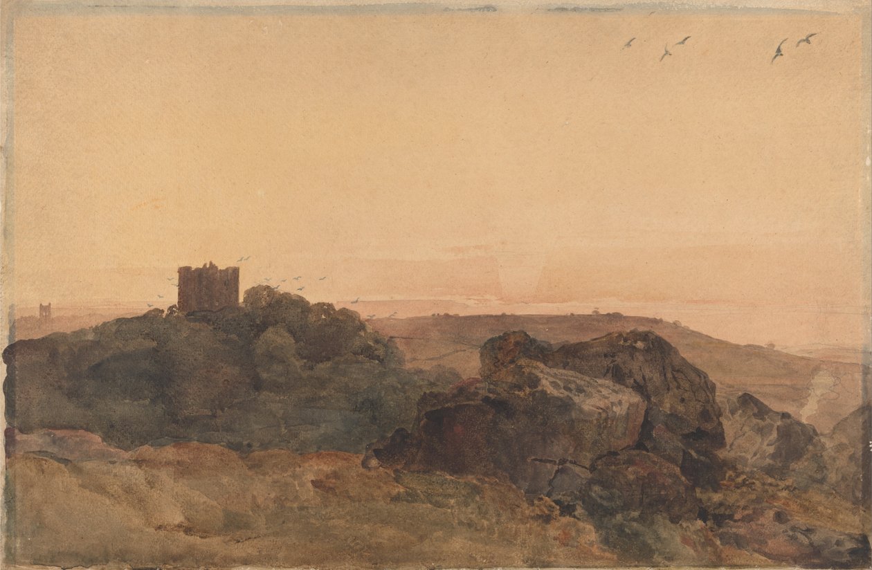 Bolton Castle av Peter de Wint