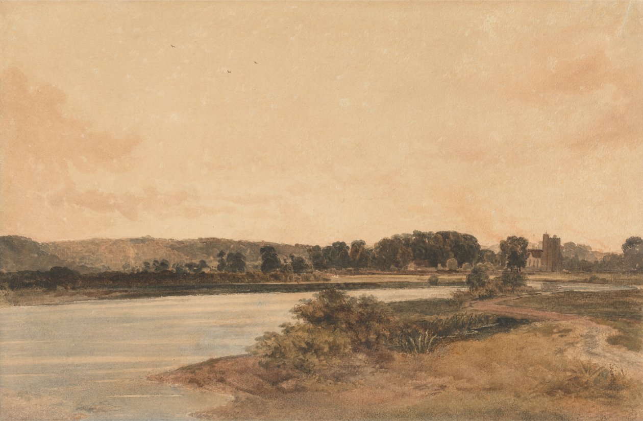 Cookham, near Maidenhead av Peter de Wint