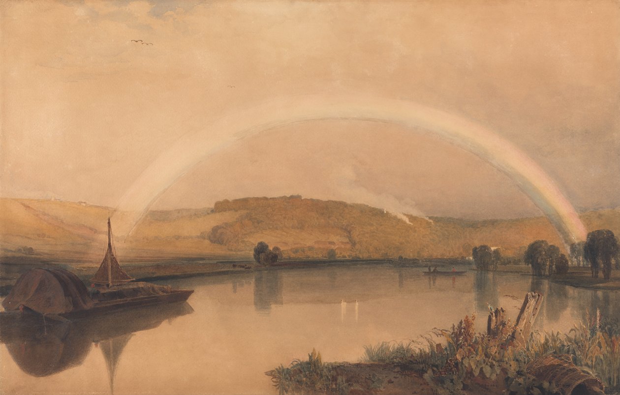 On the Thames av Peter de Wint