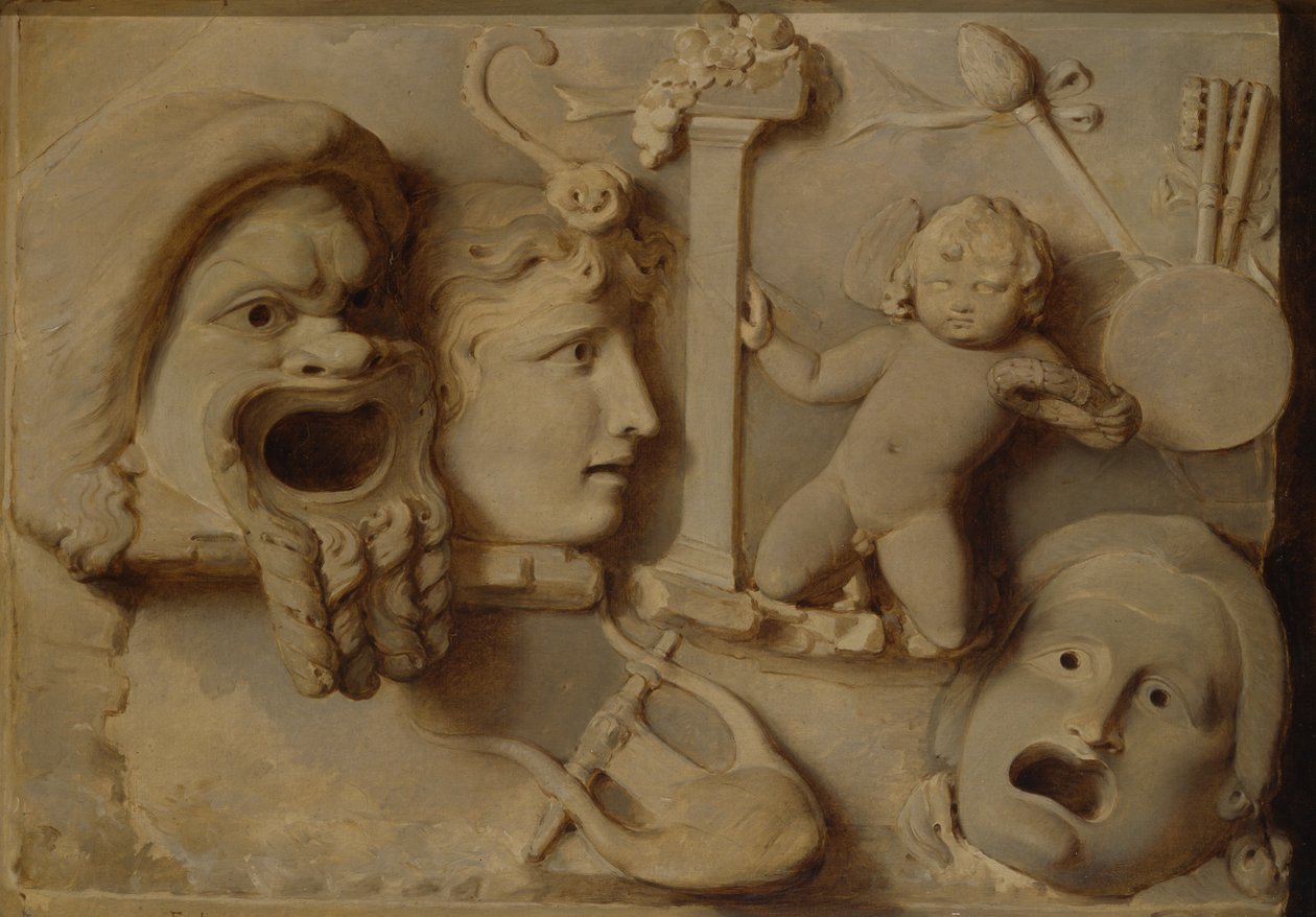 Bacchanalian Relief av Peter Fendi