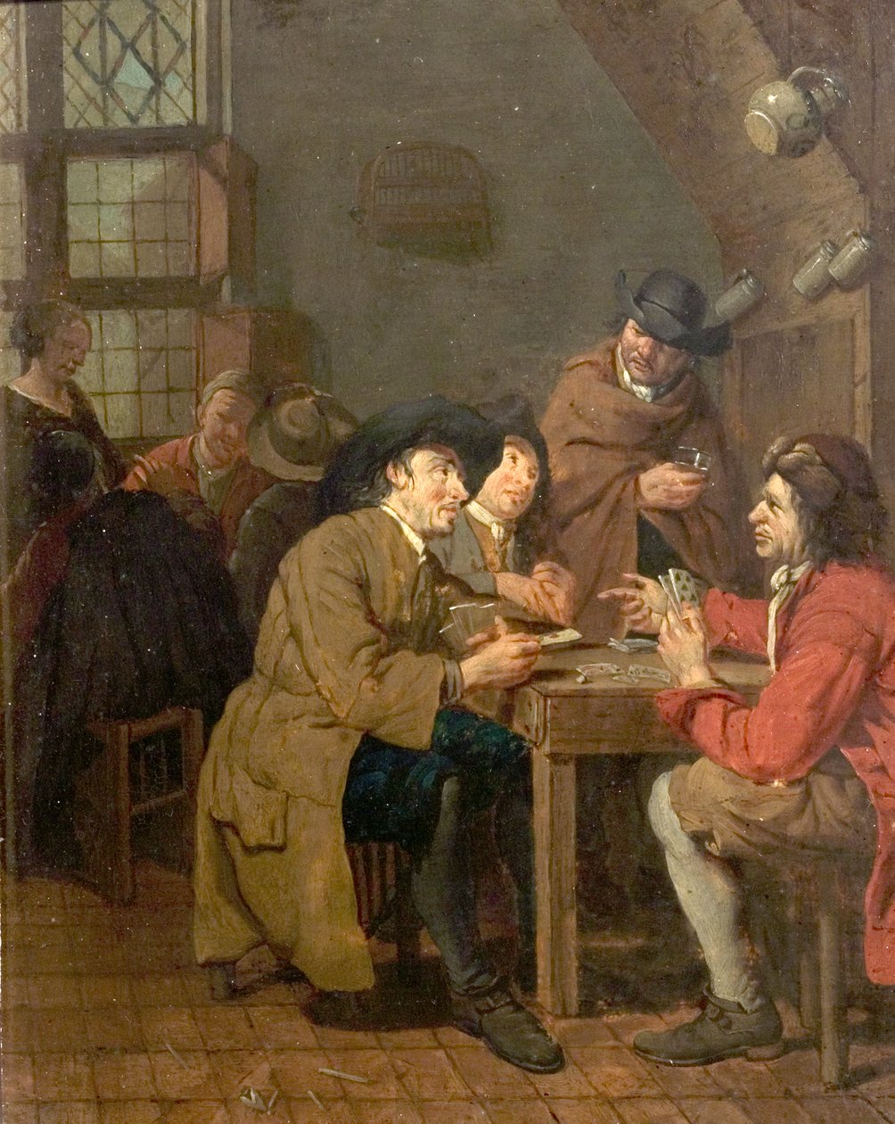 Interiör, kortspel av Peter Jacob Horemans