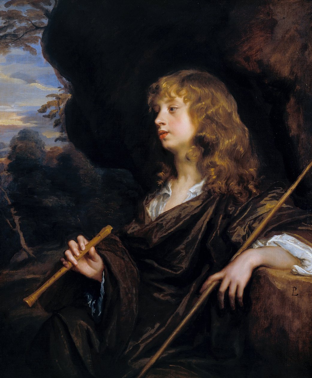 A Boy as a Shepherd av Peter Lely
