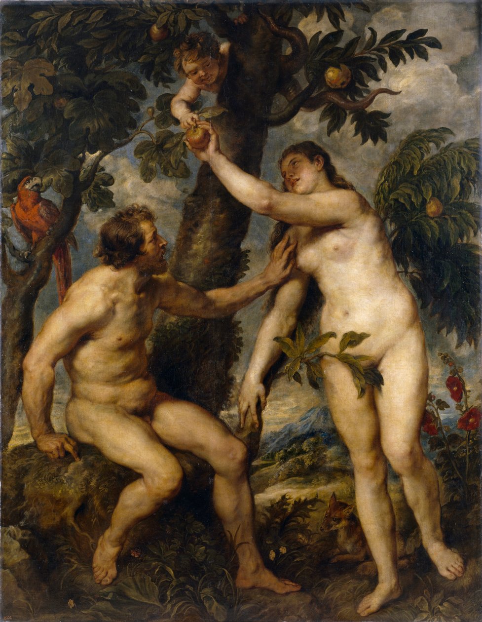 Adam and Eve av Peter Paul Rubens