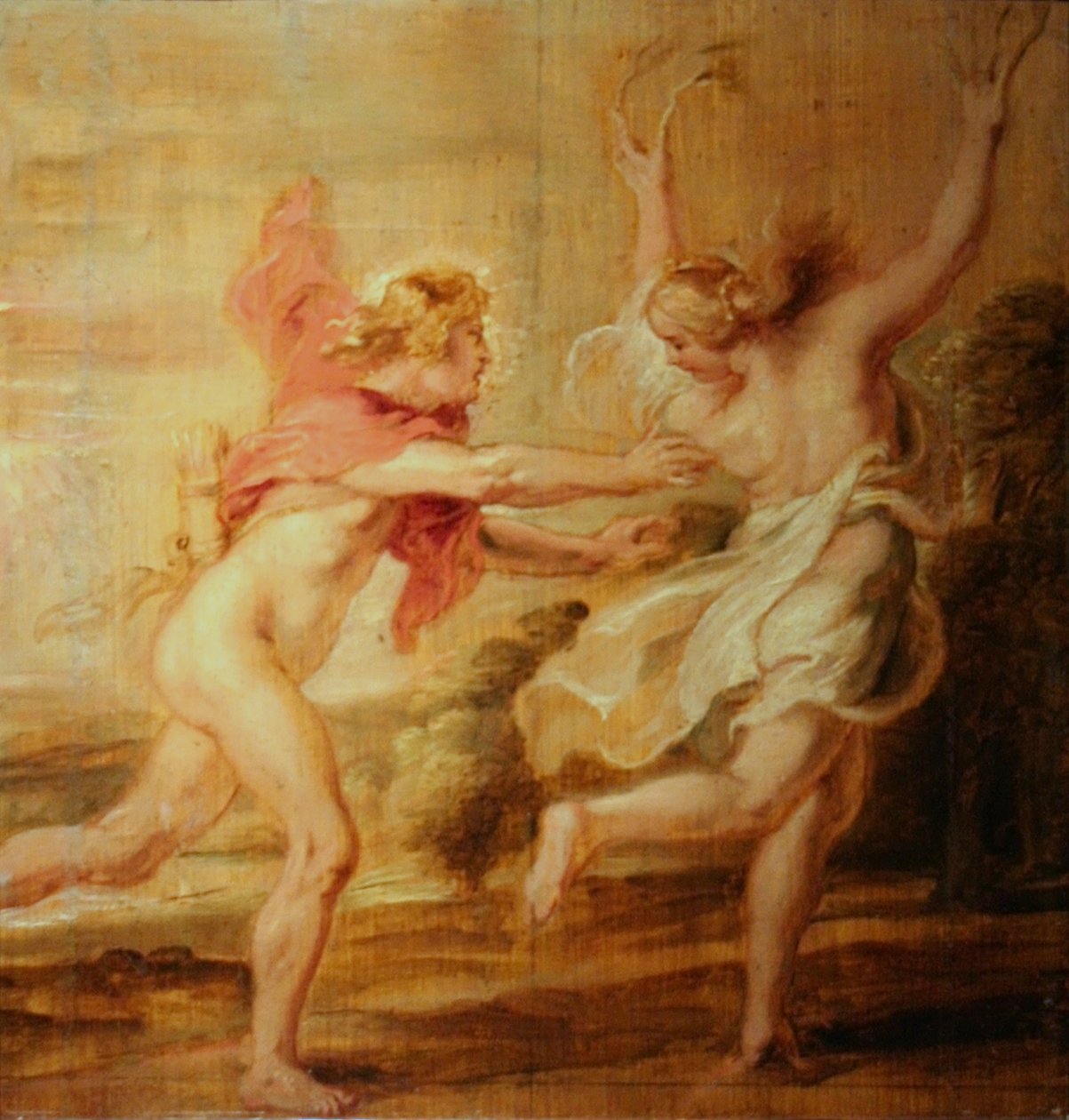 Apollon et Daphné av Peter Paul Rubens