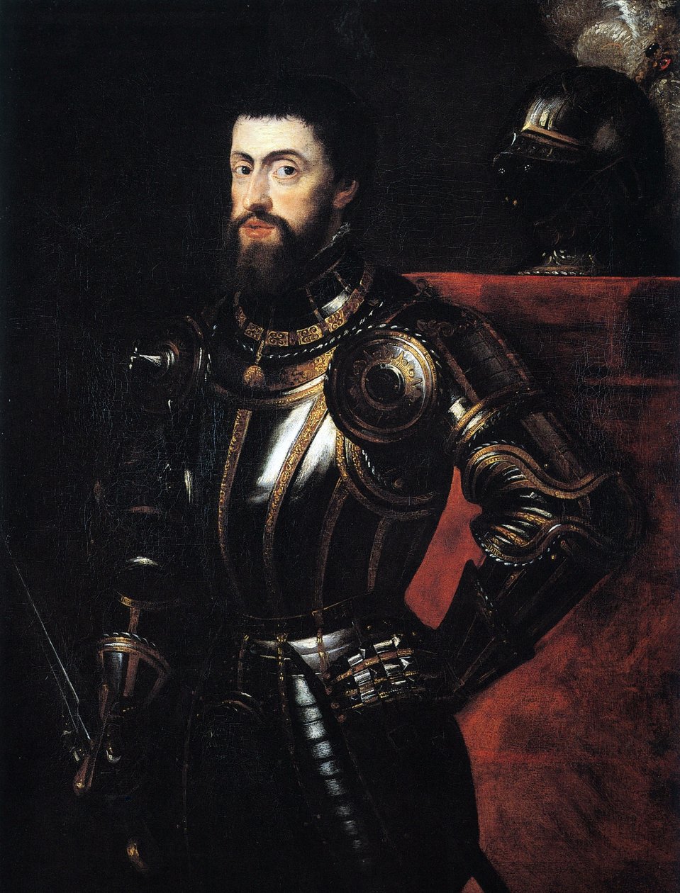 Charles V in Armour av Peter Paul Rubens