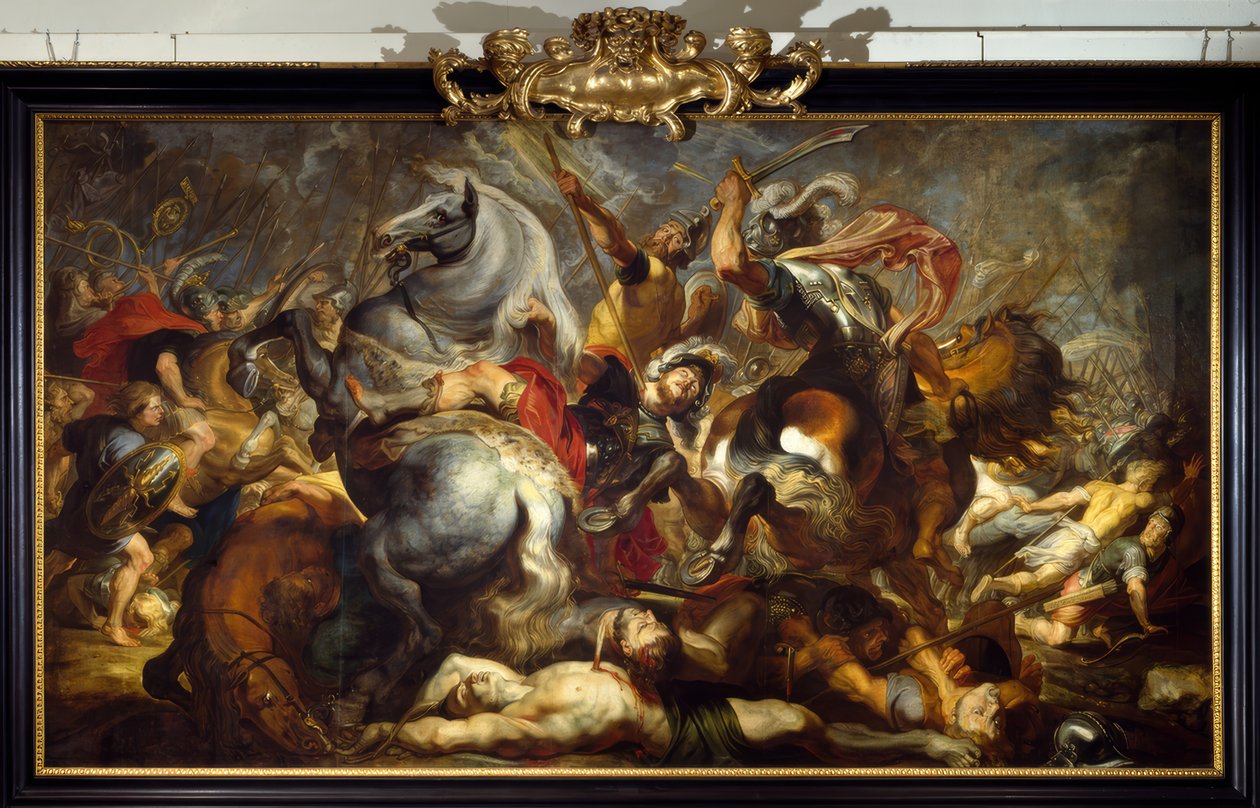 Decius Mus är dödligt skadad av Peter Paul Rubens