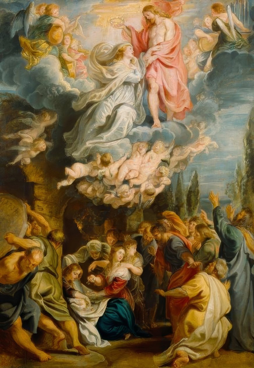 Marias antagande av Peter Paul Rubens