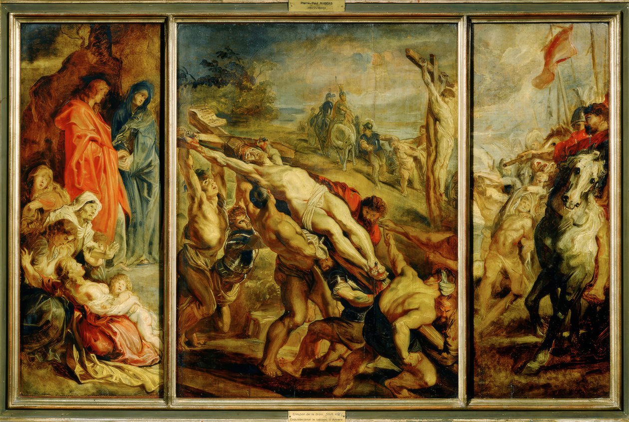 Uppförandet av korset av Peter Paul Rubens
