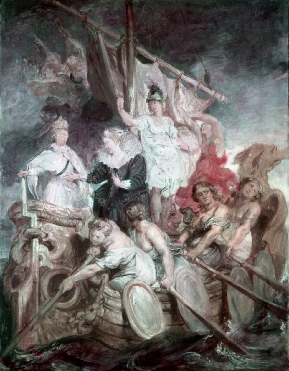 Die Volljährigkeit Ludwigs 13 av Peter Paul Rubens
