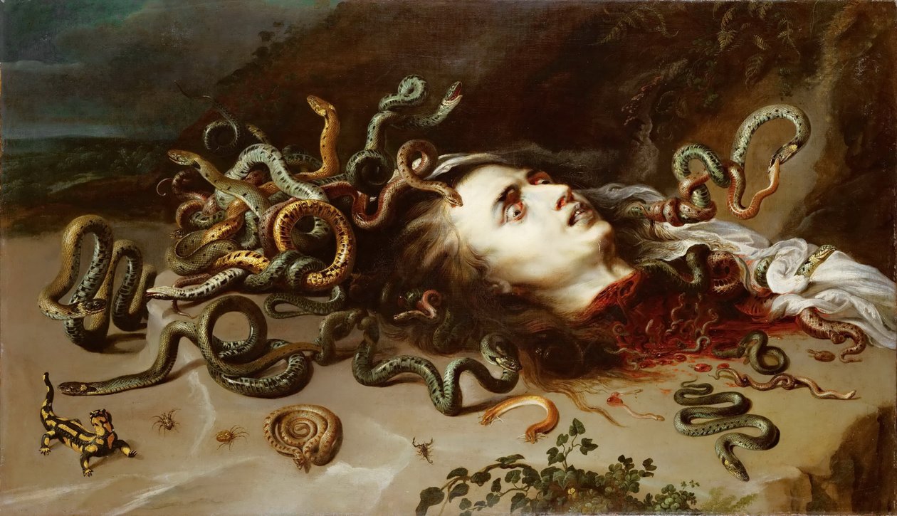 Head of Medusa av Peter Paul Rubens