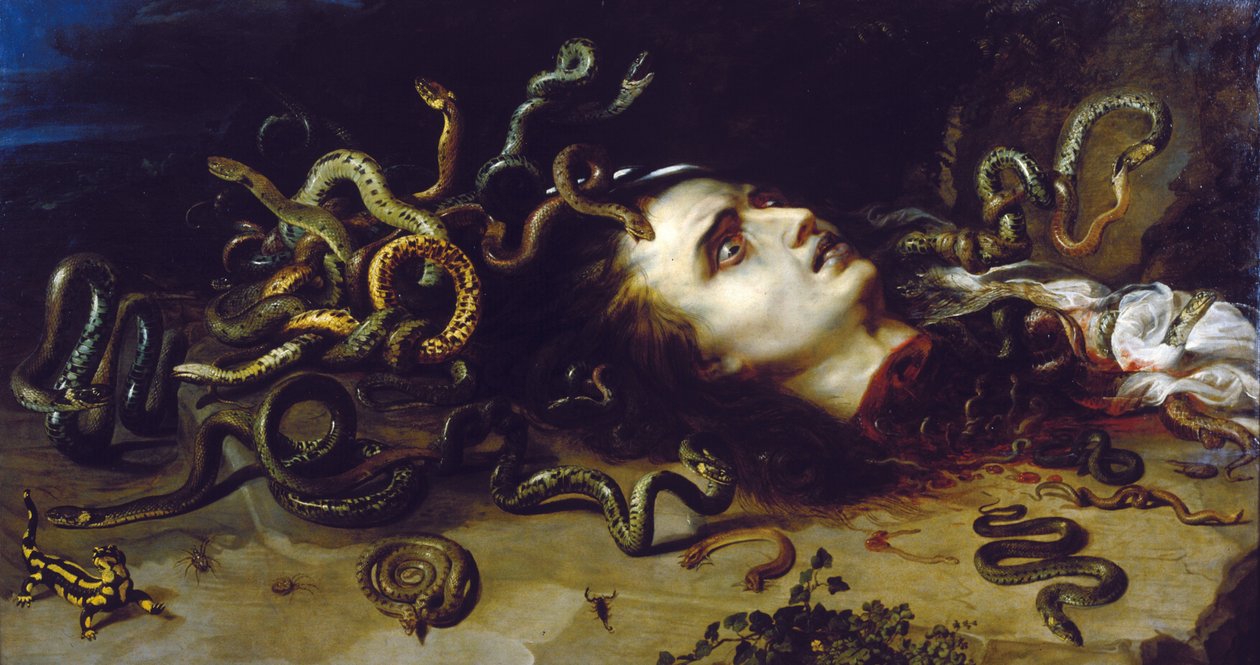 Medusas huvud av Peter Paul Rubens