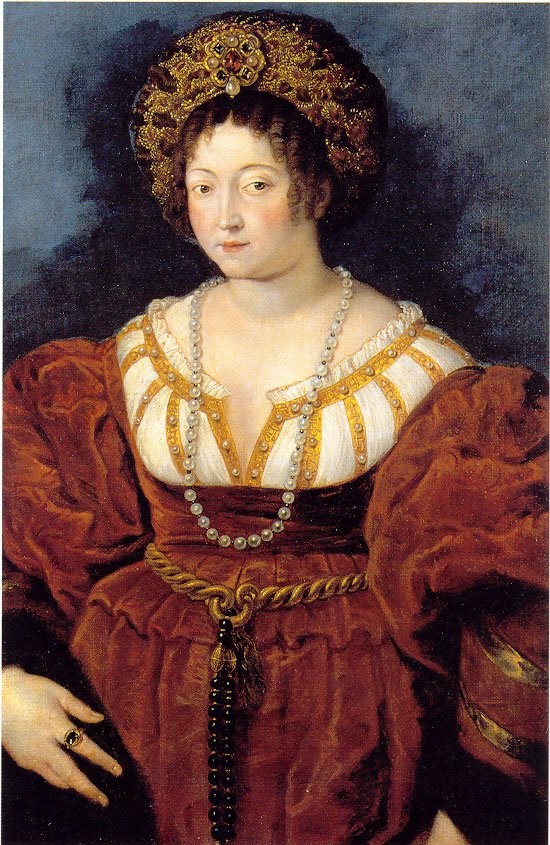 Isabella dEste av Peter Paul Rubens
