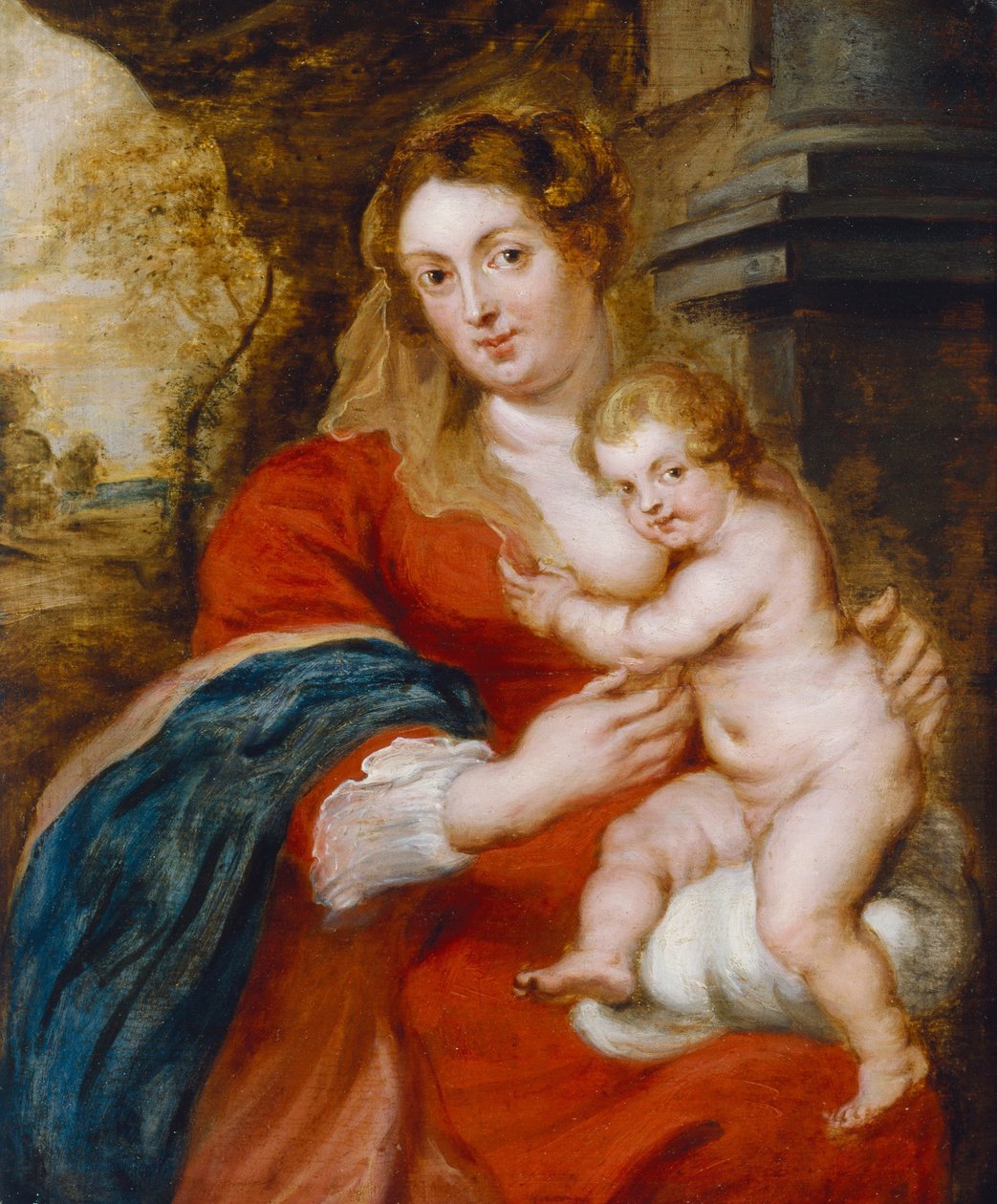 Madonna och barn av Peter Paul Rubens