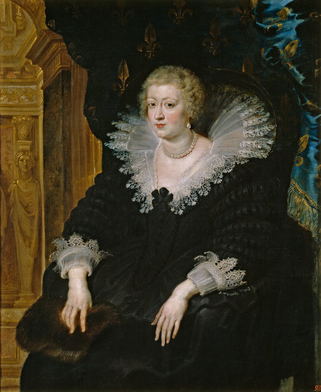 Porträtt av Anne av Österrike (1601-1666) av Peter Paul Rubens