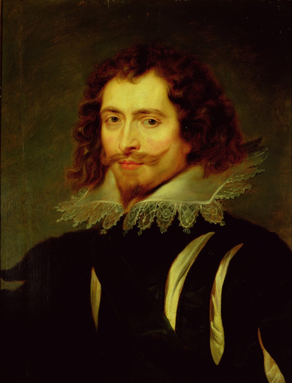 Porträtt av George Villiers (1592-1628) 1:e hertig av Buckingham (se även 79537) av Peter Paul Rubens