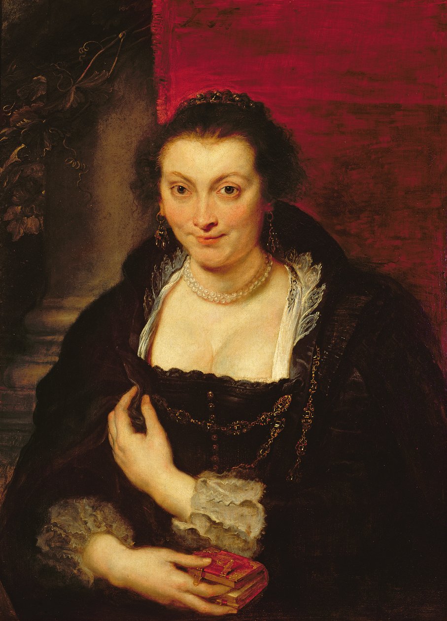Porträtt av Isabella Brant, ca 1625-26 av Peter Paul Rubens