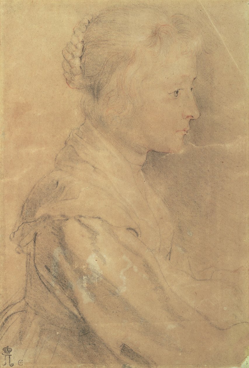 Porträtt av dottern till Balthasar Gerbier d