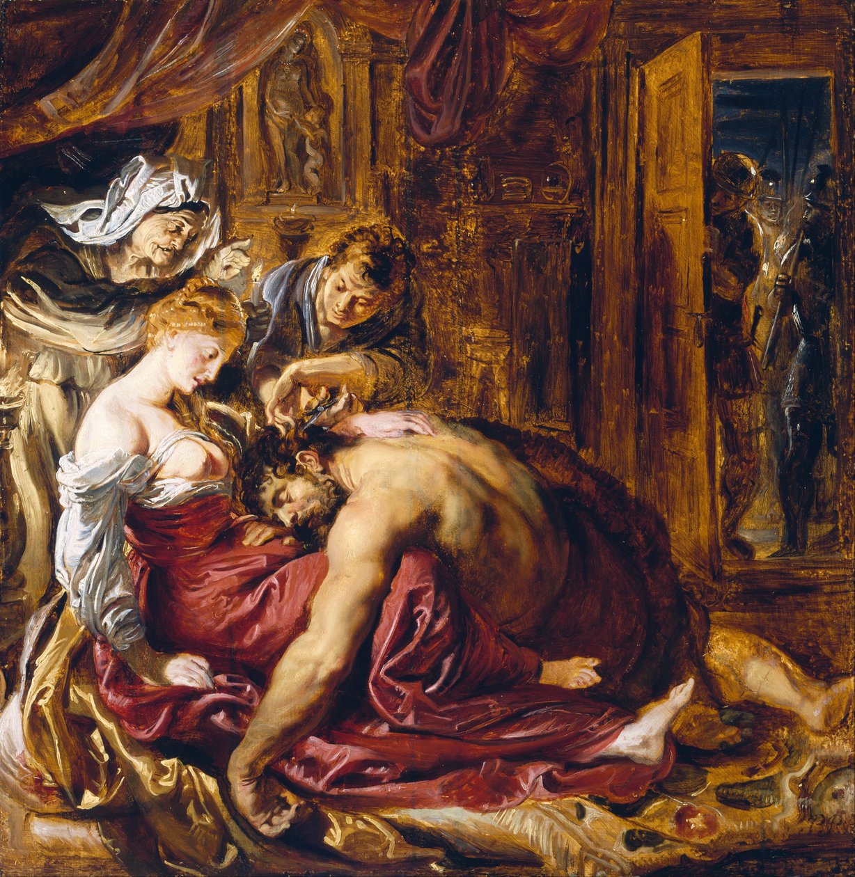 Samson and Delilah av Peter Paul Rubens