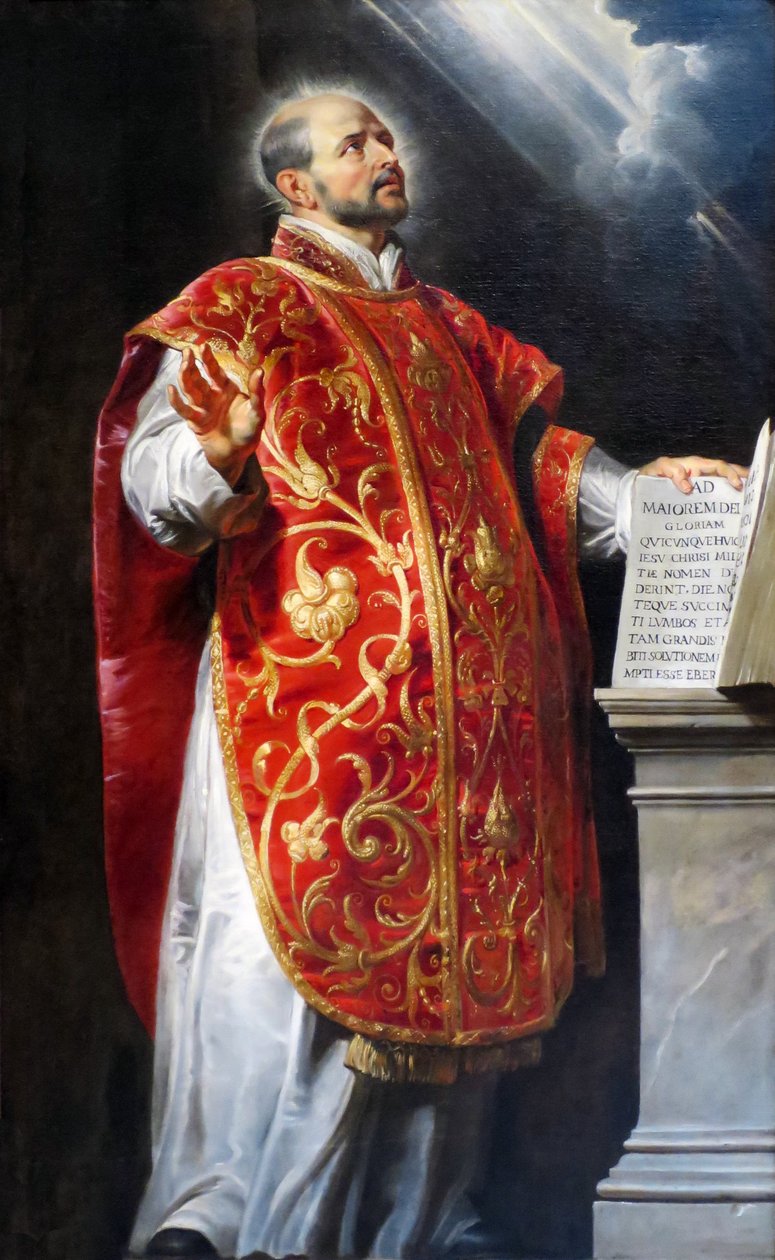St. Ignatius of Loyola av Peter Paul Rubens