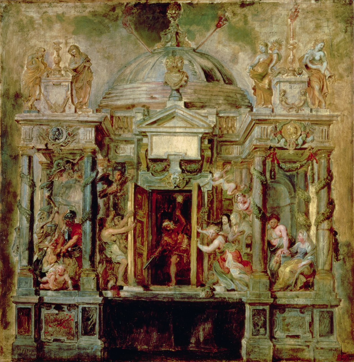 Janus tempel, 1630-talet av Peter Paul Rubens