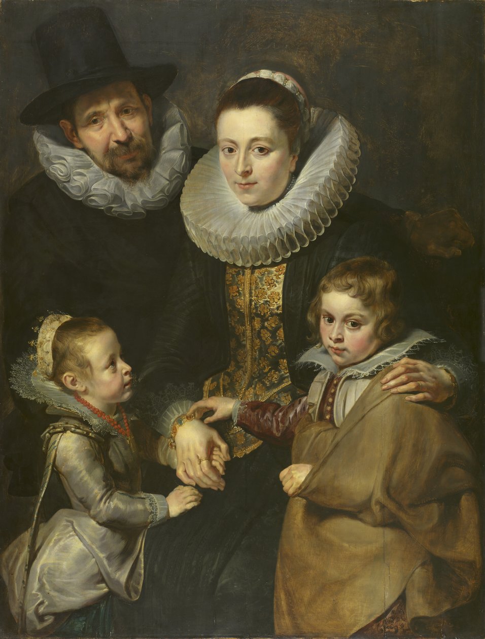 Jan Brueghel den äldres familj, ca 1612-13 (panel) av Peter Paul Rubens