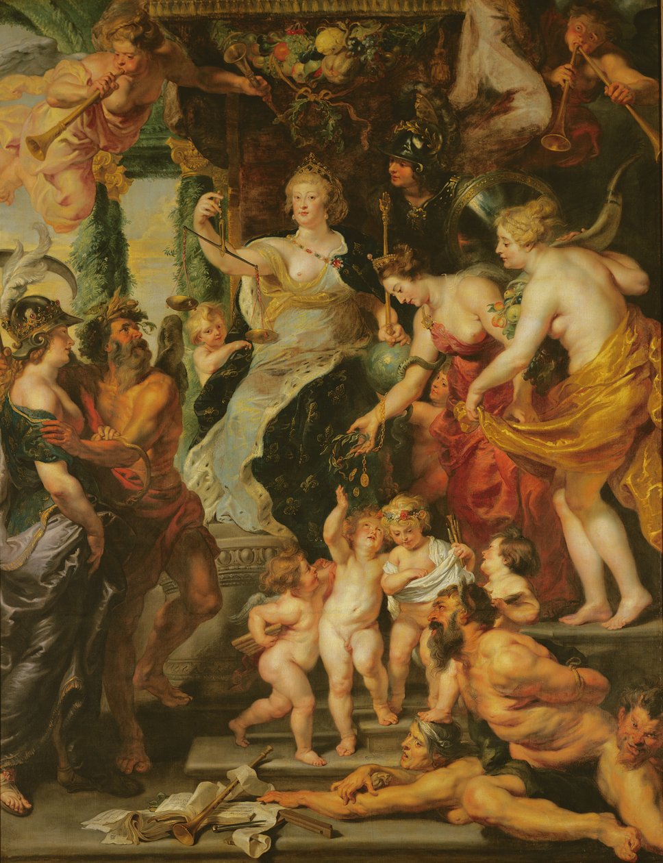 Regencyens lycka, 1621-25 av Peter Paul Rubens