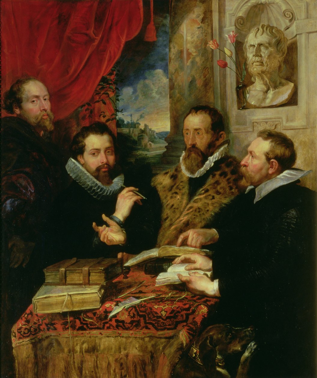De fyra filosoferna, ca 1611-12 av Peter Paul Rubens