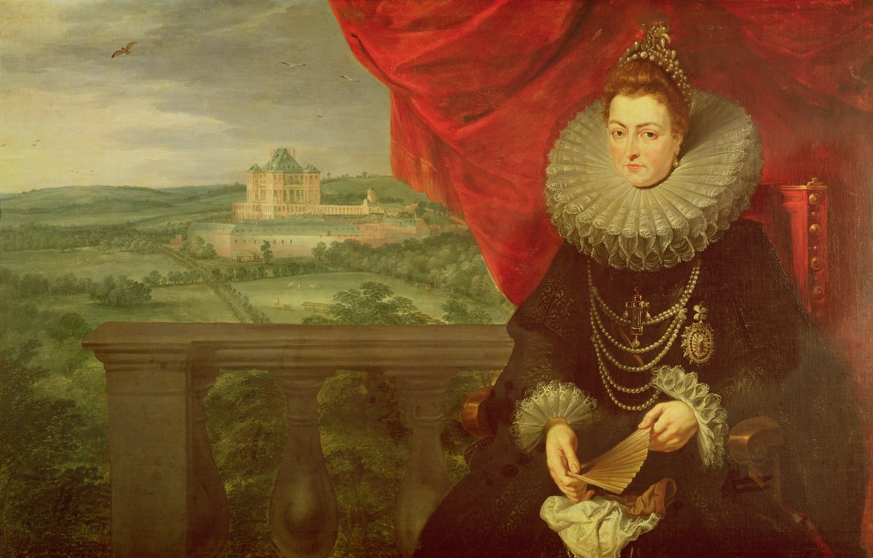 The Infanta Isabella Clara Eugenia (1566-1633) (par 197174) av Peter Paul Rubens