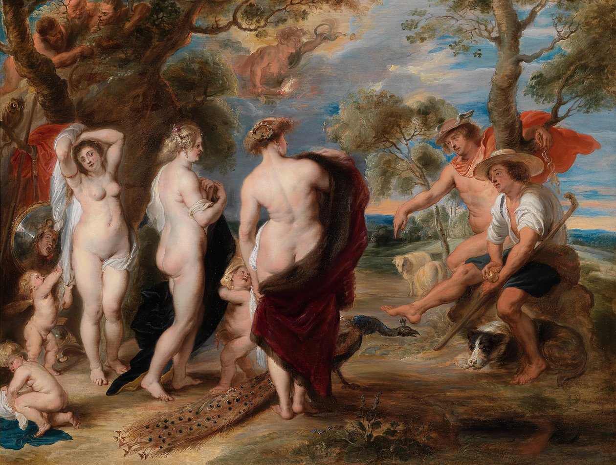 The Judgment of Paris av Peter Paul Rubens