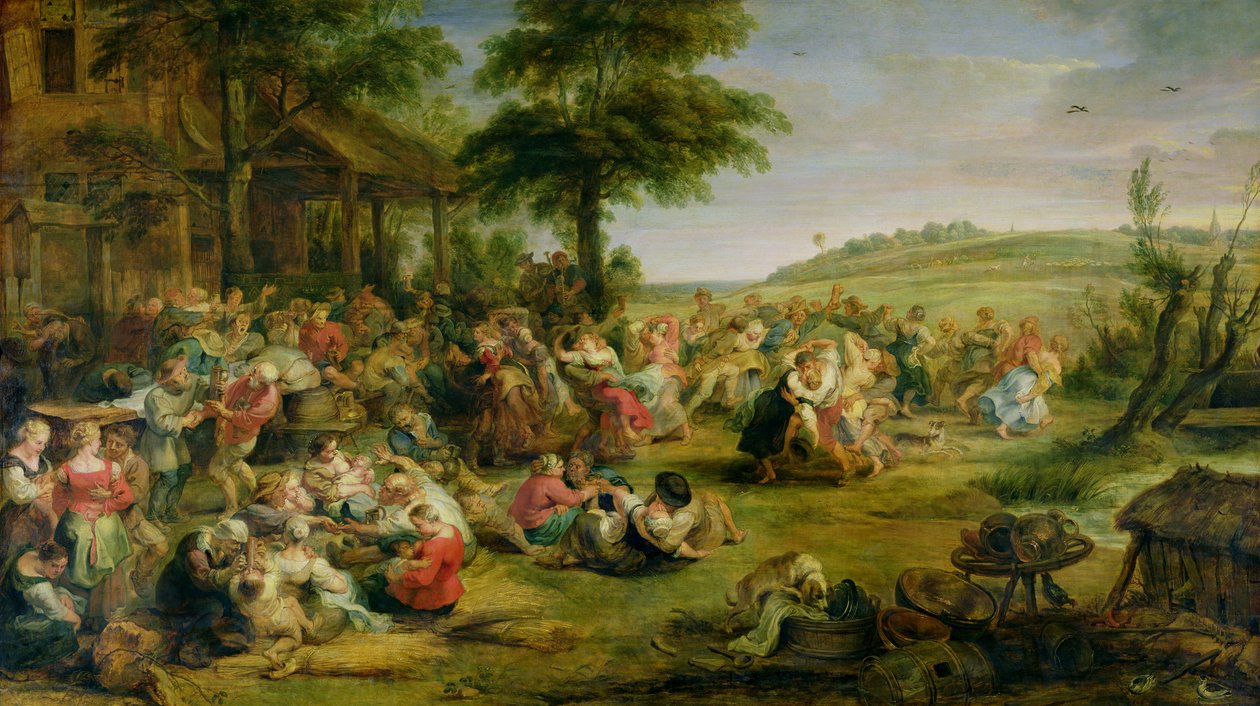 Kermessen, ca 1635-38 av Peter Paul Rubens