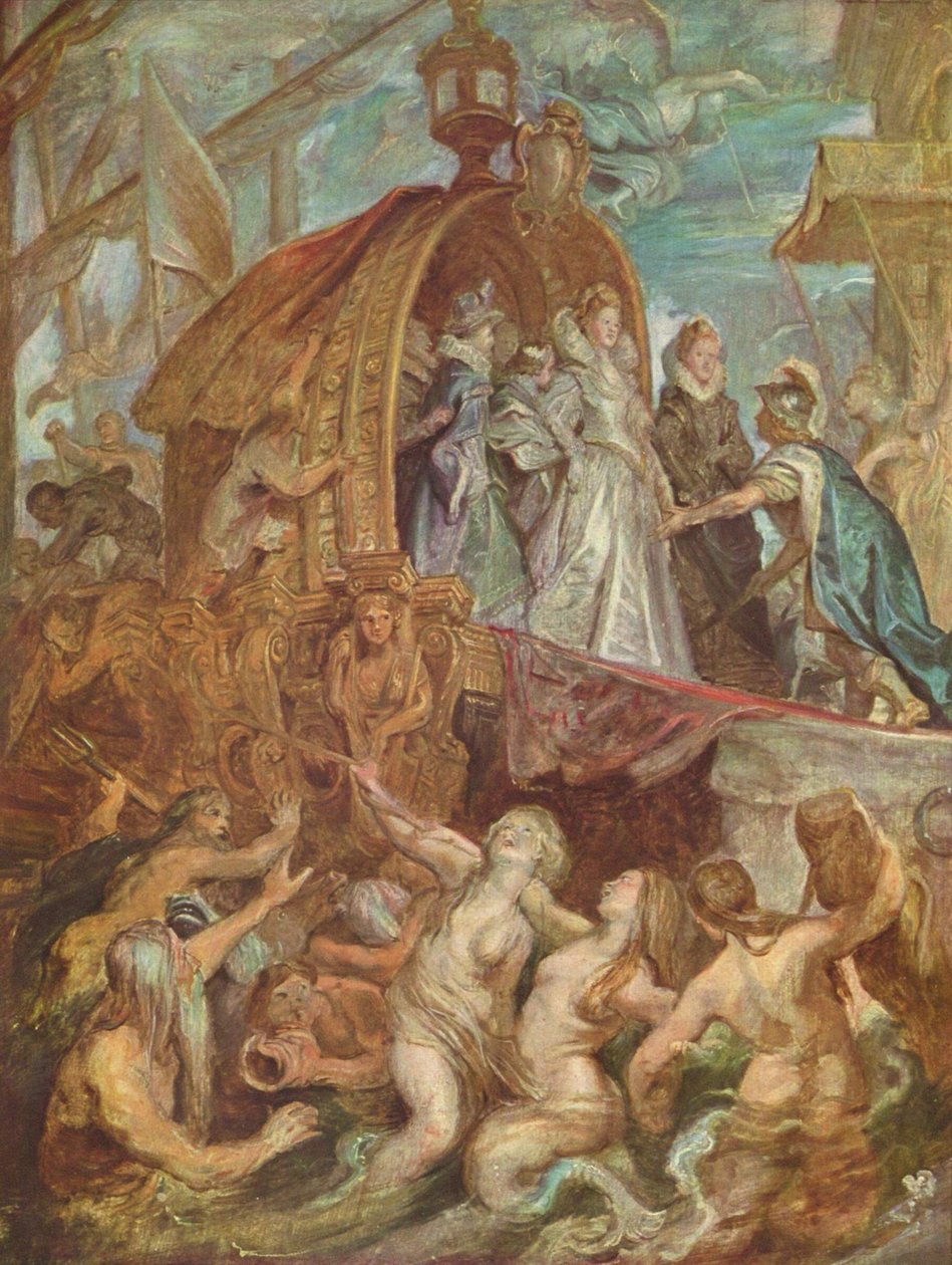 The Landing in Marseilles  av Peter Paul Rubens