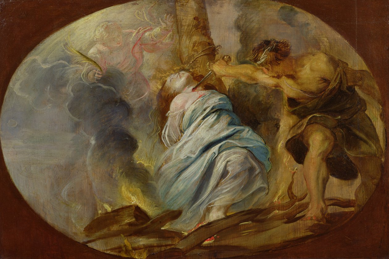 The Martyrdom of St. Lucy, c.1620 av Peter Paul Rubens