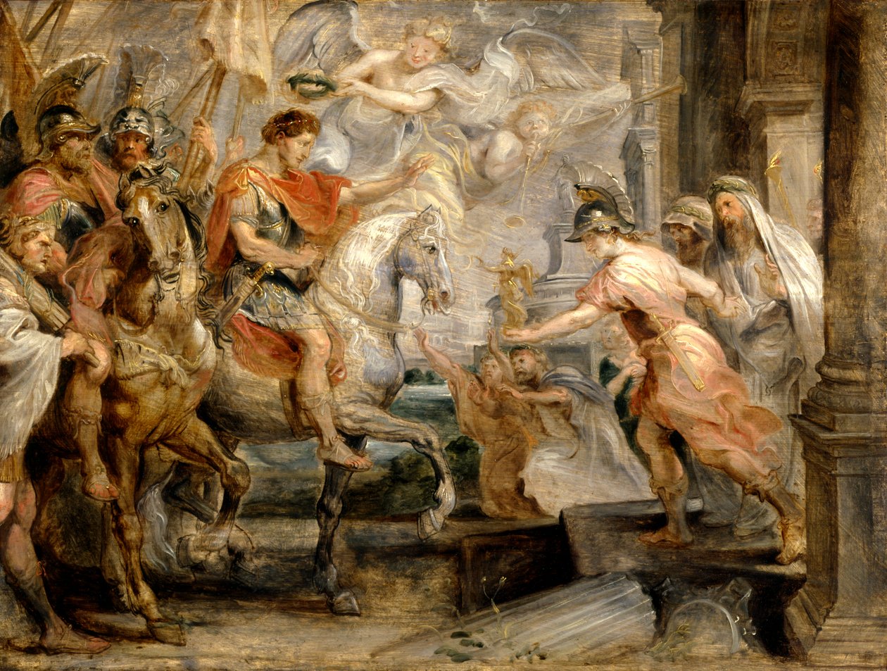 The Triumphant Entry of Constantine into Rome av Peter Paul Rubens
