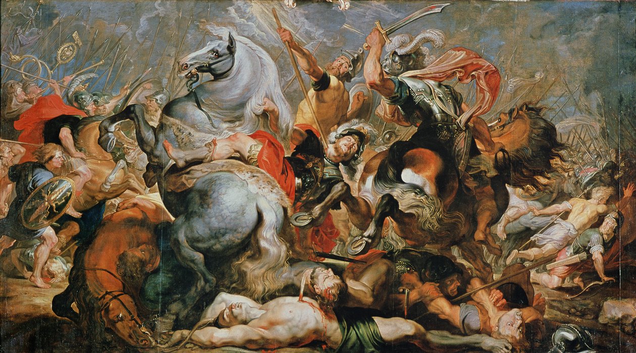 Decius Mus seger och död av Peter Paul Rubens