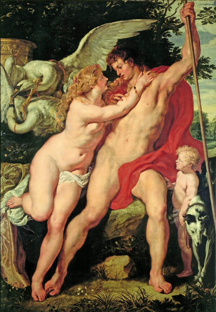 Venus and Adonis av Peter Paul Rubens