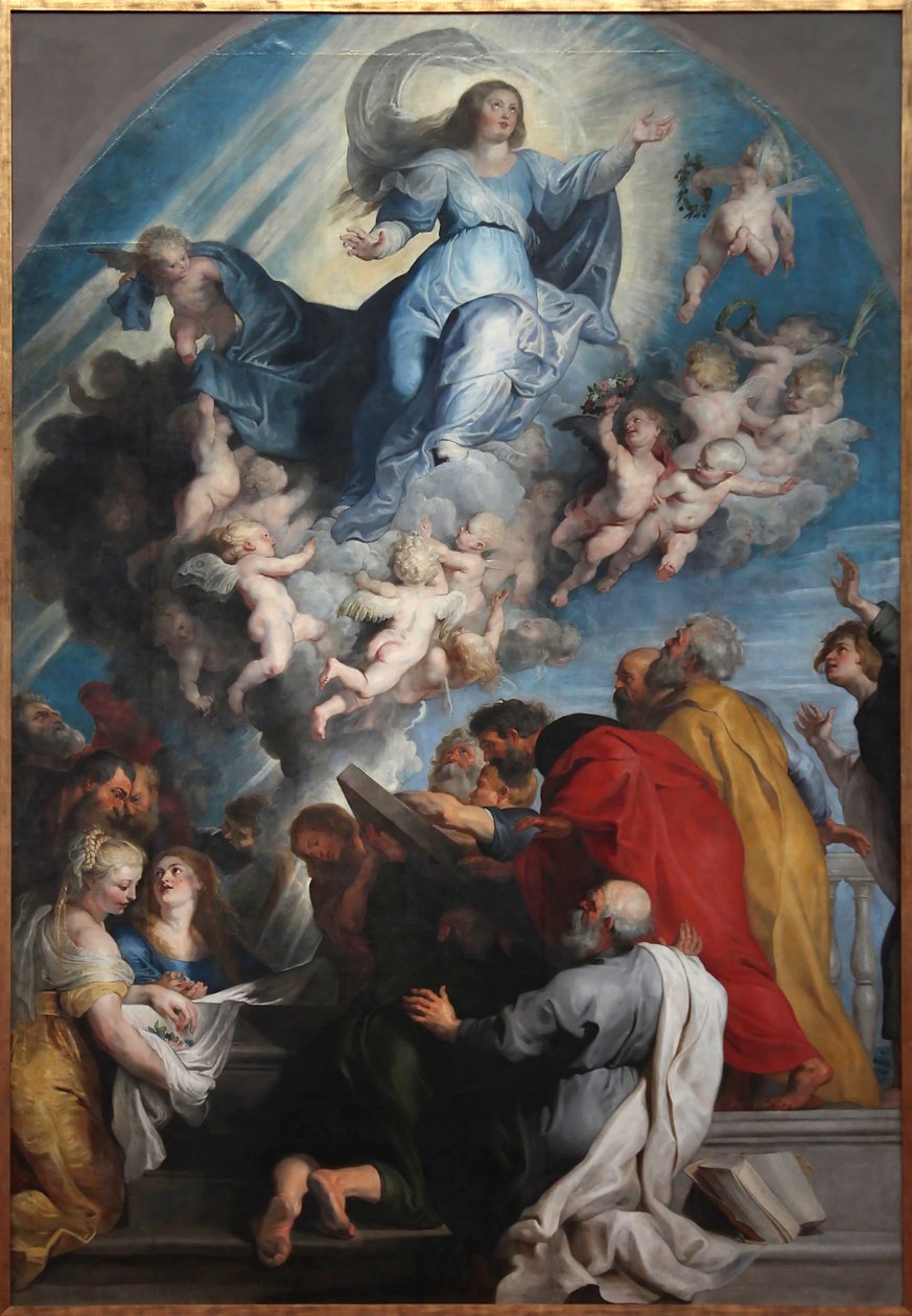 Assumption of Mary av Peter Paul studio of Rubens