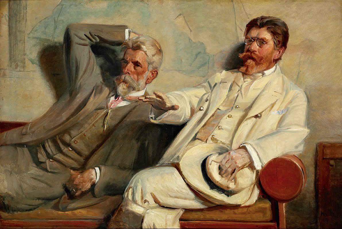 Art critics av Peder Severin Krøyer