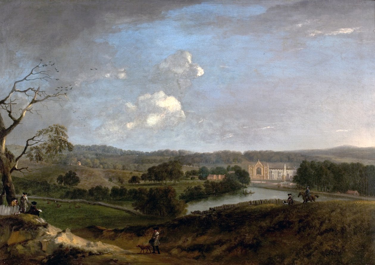 West View of Newstead Abbey, Nottinghamshire, 1726 av Peter Tillemans