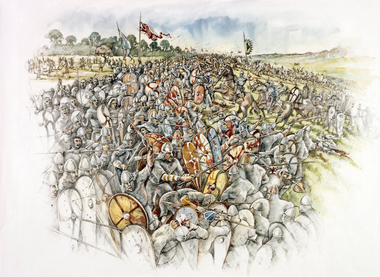 Slaget vid Hastings, 1066 c1990-2010 av Peter Dunn