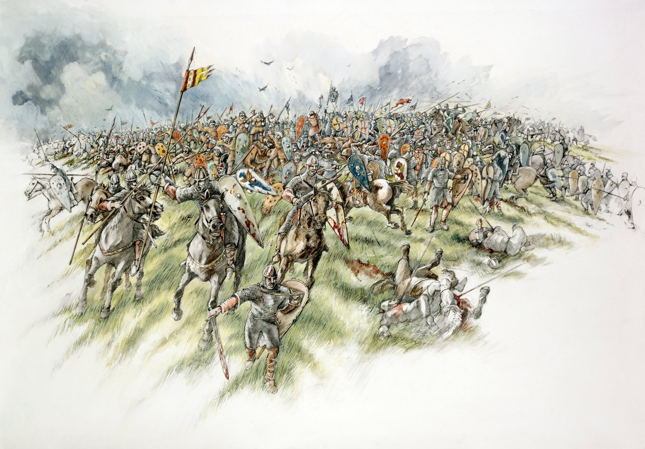 Slaget vid Hastings, 1066 c1990-2010 av Peter Dunn