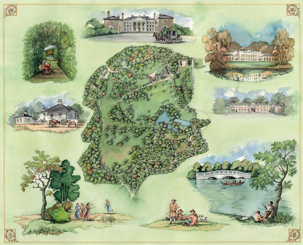 Kenwood House and grounds, c1600-talet, c1990-2010 av Peter Dunn