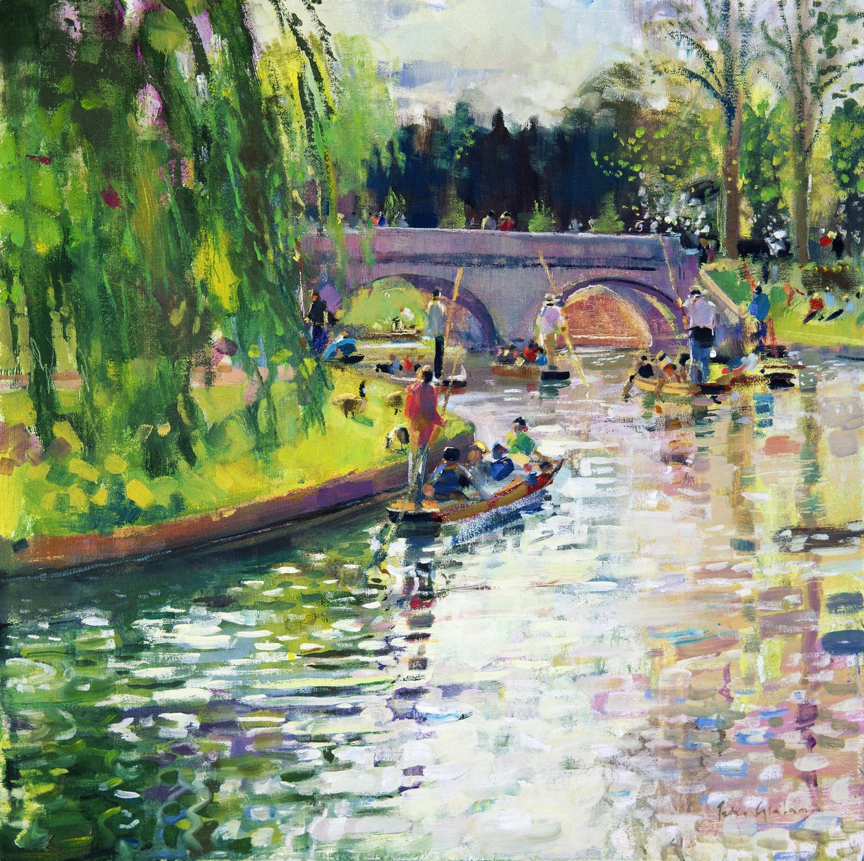 Glad grön sommar, 1997 av Peter Graham (Contemporary)