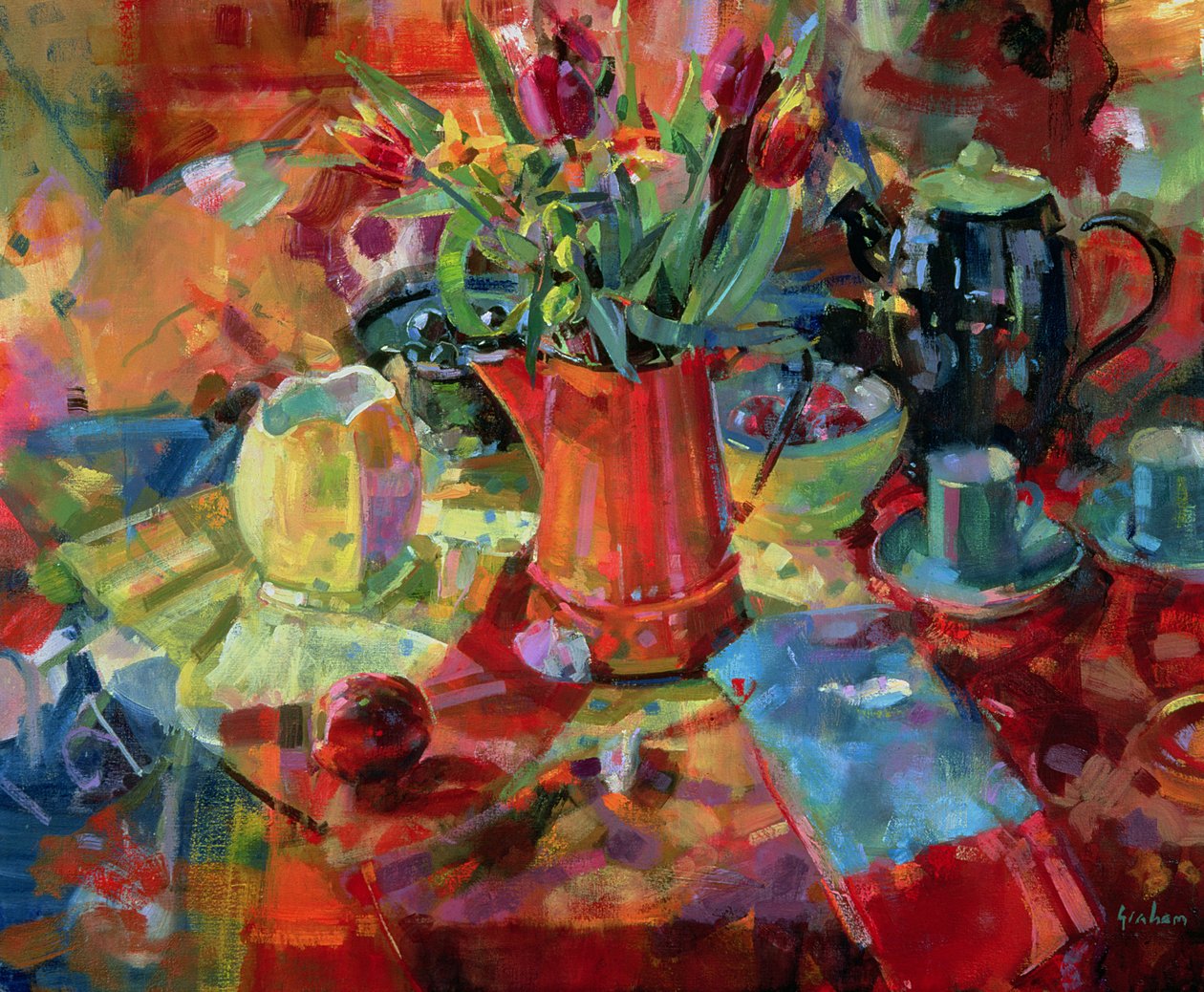 Sienna bukett av Peter Graham (Contemporary)