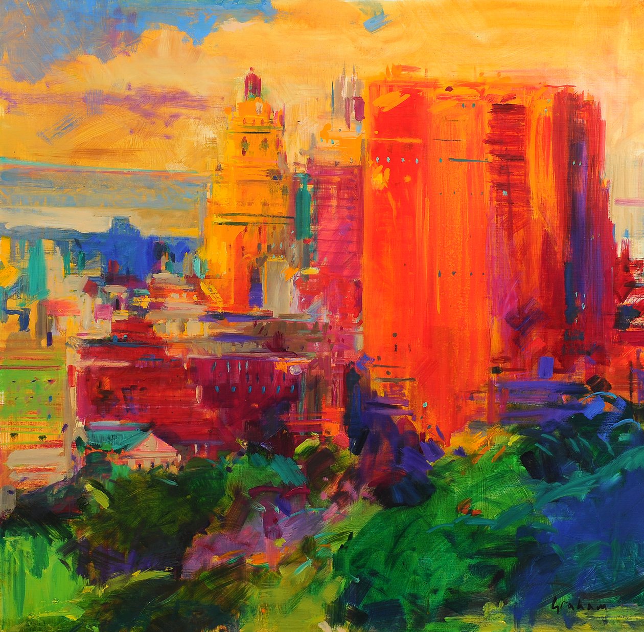 The Majestic, New York av Peter Graham (Contemporary)