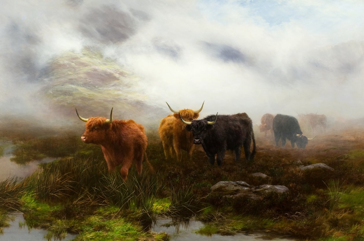 Moorland and Mist av Peter Graham