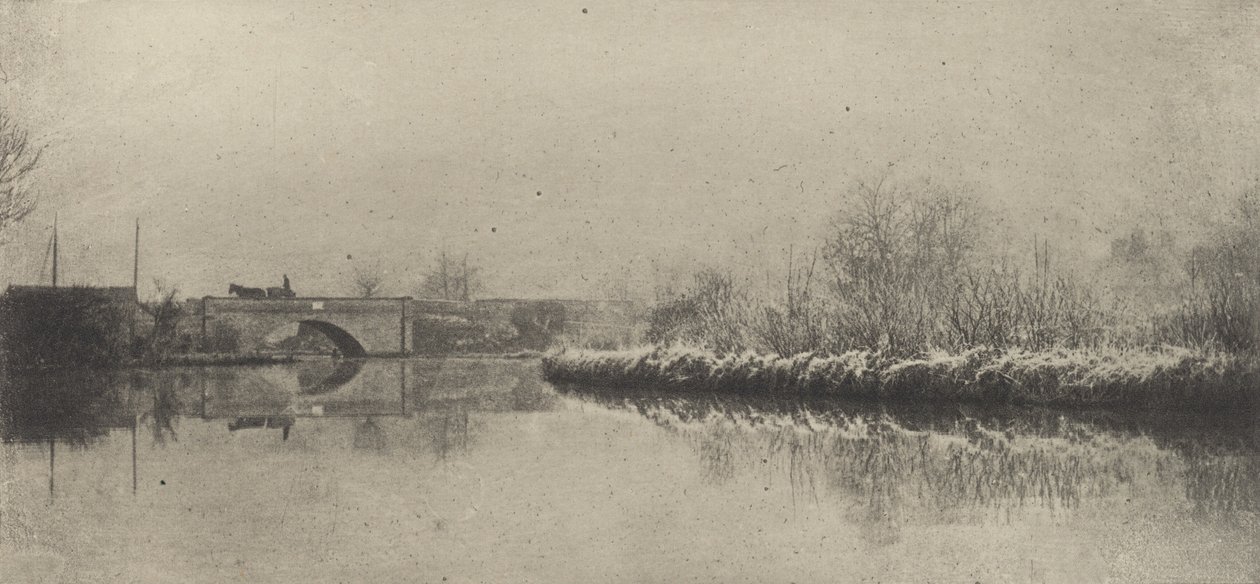 En frostig morgon på Coltishall av Peter Henry Emerson