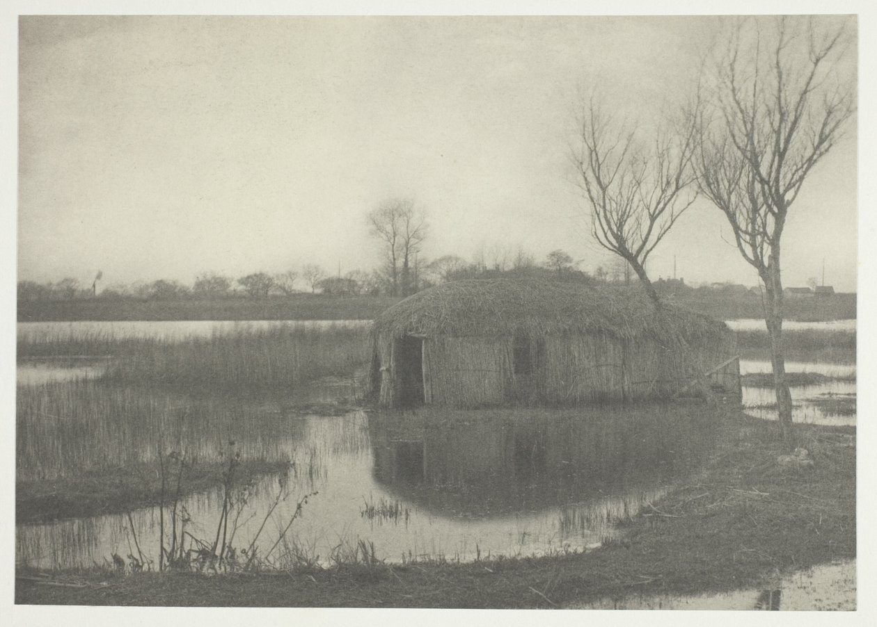 Ett båthus av vass av Peter Henry Emerson
