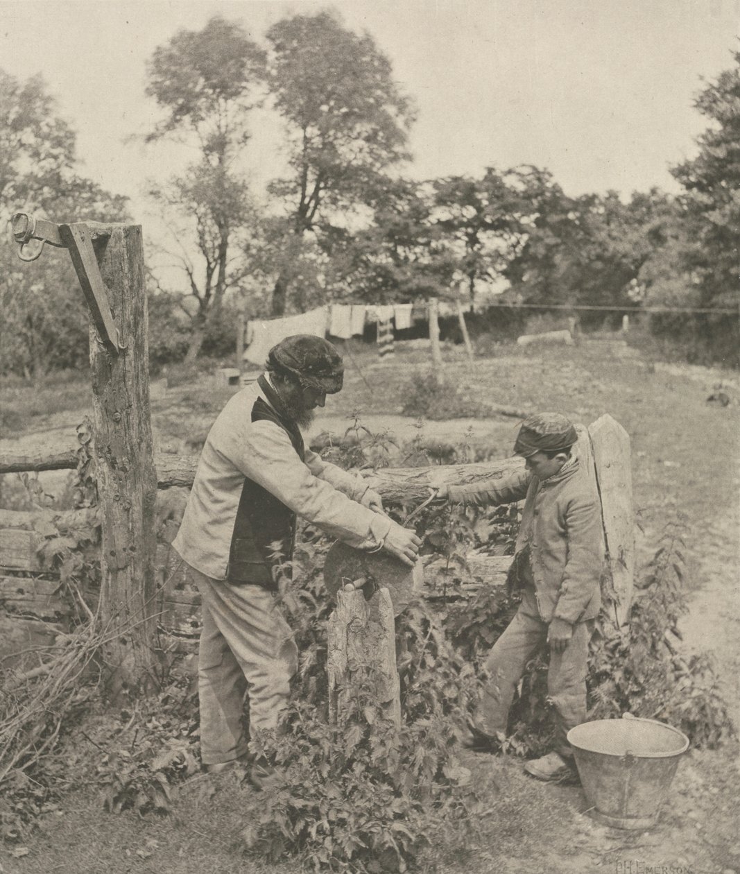På Grindstone--A Suffolk Farmyard av Peter Henry Emerson