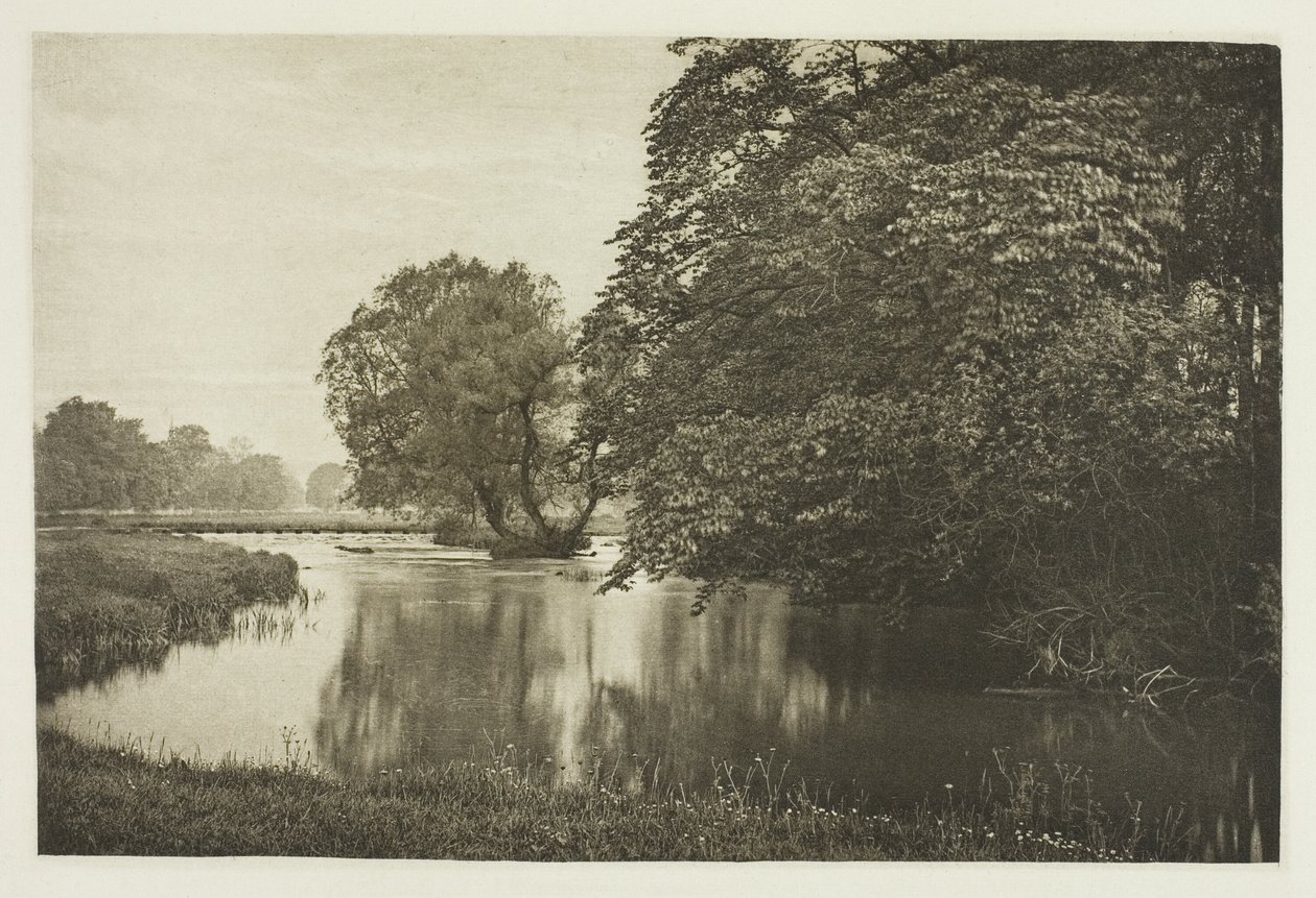 Crow-Island Stream, floden Wye av Peter Henry Emerson