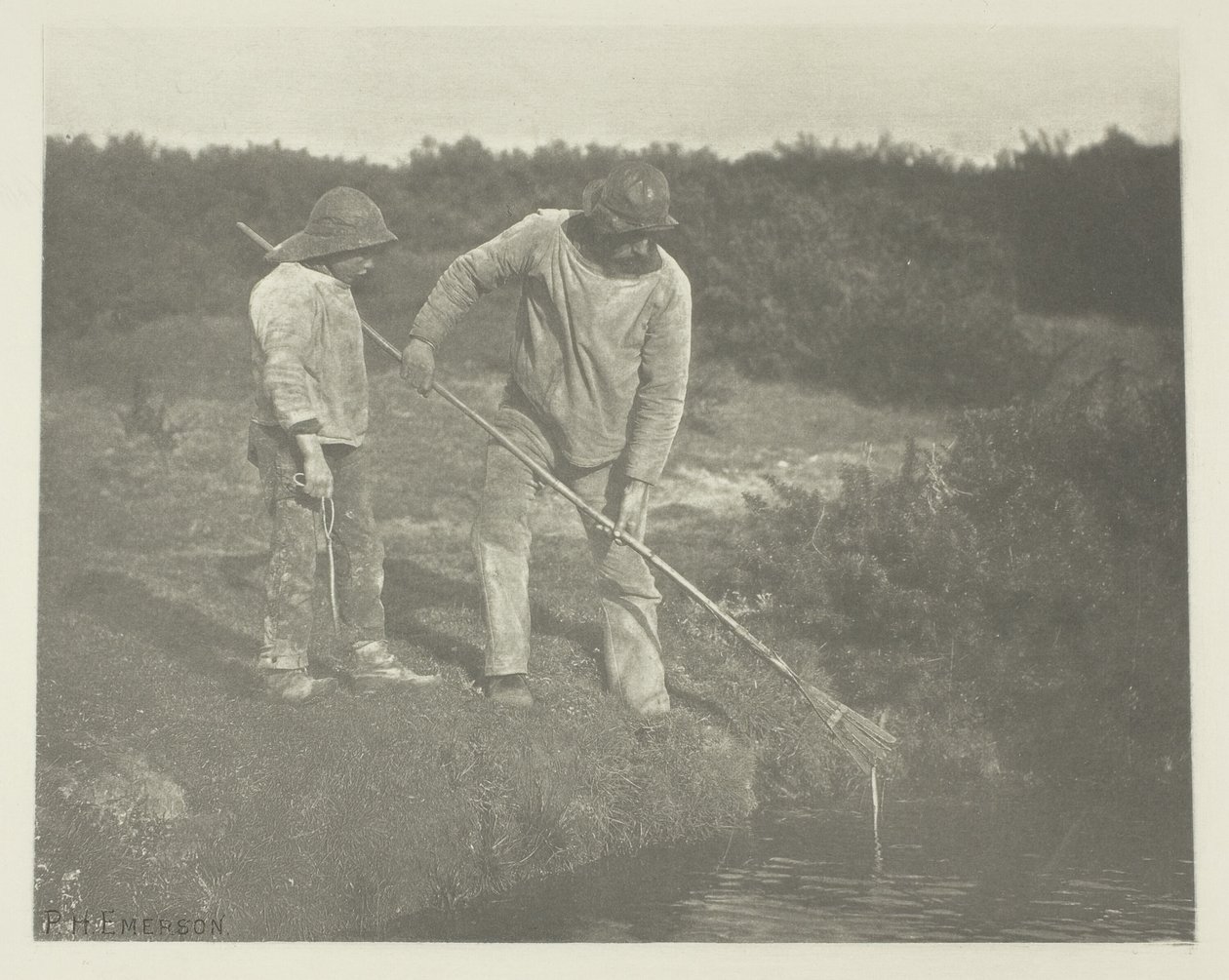 Ålplockning i Suffolk Waters av Peter Henry Emerson